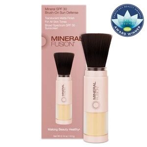 NIB Mineral Fusion Mineral SPF Brush-On Sun Defence Sunscreen SPF 30